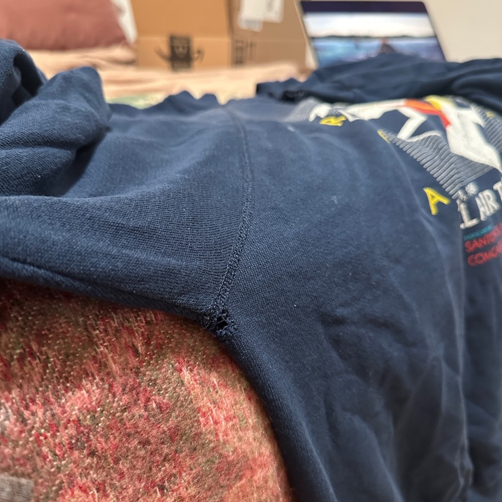 Vintage Navy Graphic Crewneck Sweater - Picture 7 of 7
